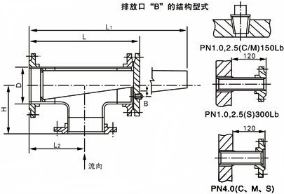 反折流式T型過濾器結(jié)構(gòu)示意圖