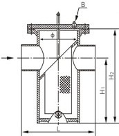 SRBIW籃式過濾器結構示意圖