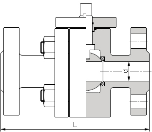 Incoloy825球閥結(jié)構(gòu)示意圖
